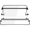 imageSAUTVS Flip Up Windshield for Kawasaki Mule 4000 4010 20092026 Clear 15quot Hard Coated Poly Front Flip Windscreen Accessories Can be Closed Vented or Fully Open