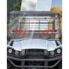 imageSAUTVS Flip Up Windshield for Kawasaki Mule Pro MX 20192026 Clear 15quot Hard Coated PC Front Flip Windscreen Accessories Can be Closed Vented or Fully Open