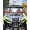 imageSAUTVS Flip Up Windshield for Yamaha Wolverine RMAX 1000 20212025 Clear 15quot Hard Coated Poly Front Flip Windscreen Accessories Can be Closed Vented or Fully Open