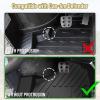 imageSAUTVS Floor Mats for Can Am Defender TPE Front Row Floor Liners All Weather Protection Slush Mats for CanAm DefenderDefender MAX HD5 HD8 HD10 20162025 Accessories 2PCS