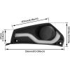 imageSAUTVS Fog Lamps Cover with Daytime Running Lights for Can Am Spyder F3 1520 Fog Lights Cover with LED DRL Turn Signal Lights Kit for CanAm Spyder F3 20152020 Accessories 2PCS