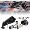 imageSAUTVS Fog Lamps Cover with Daytime Running Lights for Can Am Spyder F3 1520 Fog Lights Cover with LED DRL Turn Signal Lights Kit for CanAm Spyder F3 20152020 Accessories 2PCS