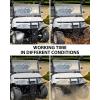 imageSAUTVS Front Brush Guard Compatible with EZGO RXV 20082015 Combined Black Powder Coated Steel Front Bumper Guard for EZGO RXV Golf Cart 20082015 Accessories