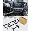 imageSAUTVS Front Bumper Guard for Polaris Sportsman 450 500 600 700 800 20052010 Combined Steel Front Brush Guard Bumper Bar Protector with Light Bar Bracket Accessories