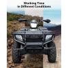 imageSAUTVS Front Bumper Guard for Polaris Sportsman 450 500 600 700 800 20052010 Combined Steel Front Brush Guard Bumper Bar Protector with Light Bar Bracket Accessories