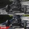 imageSAUTVS Front Center Fairing with Accent Light for Can Am Ryker Black Center Front Fairing with Accent Light for CanAm Ryker 600 900 Rally Edition 20192024 Accessories Replace 705013110