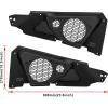 imageSAUTVS Front Door 65quot Speakers Pods for Polaris RZR XP 1000RZR 900 Accessories 20142023 65 inch Front Speaker Pods Panels One Pair