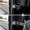 imageSAUTVS Front Door Net Female Buckle for Polaris Ranger XP 1000 900 Crew Plastic Black Front Door Side Safety Net Fastener Base Support for Polaris Ranger Crew XP 1000 900 20162020 Accessories 2PCS
