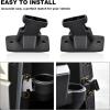 imageSAUTVS Front Door Net Female Buckle for Polaris Ranger XP 1000 900 Crew Plastic Black Front Door Side Safety Net Fastener Base Support for Polaris Ranger Crew XP 1000 900 20162020 Accessories 2PCS