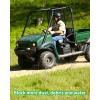 imageSAUTVS Front Fender Flares Compatible with Kawasaki Mule 4000 4010 20092026 Combined Front Mud Flaps Mud Guard Extension Accessories