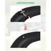 imageSAUTVS Front Fender Flares Compatible with Kawasaki Mule 4000 4010 20092026 Combined Front Mud Flaps Mud Guard Extension Accessories