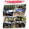 imageSAUTVS Front Fender Flares Compatible with Kawasaki Mule Pro MX 20192026 Combined Front Mud Flaps Mud Guard Extension Accessories