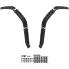 imageSAUTVS Front Fender Flares for Kawasaki Mule Pro FXT FX DX DXT FXR 20152025 Extended Front Mud Flaps Mud Guards Accessories Easy Installation Durable Protection