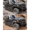 imageSAUTVS Front Fender Flares for Kawasaki Mule Pro FXT FX DX DXT FXR 20152025 Extended Front Mud Flaps Mud Guards Accessories Easy Installation Durable Protection