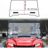 imageSAUTVS Front Full Windshield for Honda Pioneer 1000 20162025 Combined Clear Dustproof Hard Coat Poly Vented Front Window Full Windscreen for Honda Pioneer 10003 10005 10006 20162025 Accessories