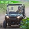 imageSAUTVS Front Full Windshield for Honda Pioneer 7002  7004 20142025 Clear Scratch Resistant Hard Coat Poly Vented Front Full Windscreen for Honda Pioneer 700 2P 4P 20142025 Accessories