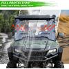 imageSAUTVS Front Full Windshield for Honda Pioneer 7002  7004 20142025 Clear Scratch Resistant Hard Coat Poly Vented Front Full Windscreen for Honda Pioneer 700 2P 4P 20142025 Accessories