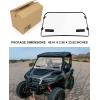 imageSAUTVS Front Full Windshield for Polaris General 1000General XP 10004 20162025 Clear Hard Coat ScratchResistant Poly Vented Front Windshield Accessories Replace 2884337