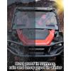 imageSAUTVS Front Full Windshield for Polaris General 1000General XP 10004 20162025 Clear Hard Coat ScratchResistant Poly Vented Front Windshield Accessories Replace 2884337