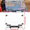 imageSAUTVS Front Full Windshield for Polaris RZR PRO XP XP4RZR Turbo R R4 20202024 Accessories Clear Scratch Resistant Hard Coating Vented Combined Windshield Replace 2883756