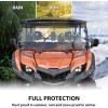 imageSAUTVS Front Full Windshield for Yamaha VikingViking VI 20142025 Hard Coated Scratch Resistant Front Windshield Heavy Duty Window for Yamaha VikingViking VI 20142025 Accessories