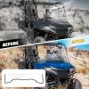 imageSAUTVS Front Half Windshield for Honda Pioneer 7002  7004 20142025 Clear Durable Front Half Windscreen for Honda Pioneer 700 2P 4P 20142025 Accessories Stronger Than Glass