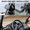 imageSAUTVS Front Half Windshield for Honda Pioneer 7002  7004 20142025 Clear Durable Front Half Windscreen for Honda Pioneer 700 2P 4P 20142025 Accessories Stronger Than Glass