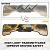 imageSAUTVS Front Half Windshield for Honda Pioneer 7002  7004 20142025 Clear Durable Front Half Windscreen for Honda Pioneer 700 2P 4P 20142025 Accessories Stronger Than Glass