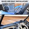 imageSAUTVS Front Half Windshield for Kawasaki Teryx KRX 1000 Clear Lightly Dustproof Durable Half Windscreen for Kawasaki Teryx KRX 1000 20202025 Accessories 1PC Stronger Than Glass