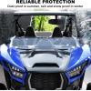 imageSAUTVS Front Half Windshield for Kawasaki Teryx KRX 1000 Clear Lightly Dustproof Durable Half Windscreen for Kawasaki Teryx KRX 1000 20202025 Accessories 1PC Stronger Than Glass