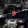 imageSAUTVS Front LED Light Bar for Can Am Defender Mesh Grille Accent Light Waterproof DRL for 20162019 Can Am DefenderMAX HD5 HD8 HD10 Accessories 1PCS