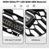 imageSAUTVS Front Mesh Grill with Accent Light for Ranger SP 570 2022 Waterproof Black Mesh Grille with LED Light Bar for Polaris Ranger SP 570  Crew SP 570 2022 2023 2024 Accessories 1PCS