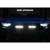 imageSAUTVS Front Mesh Grill with Accent Light for Ranger SP 570 2022 Waterproof Black Mesh Grille with LED Light Bar for Polaris Ranger SP 570  Crew SP 570 2022 2023 2024 Accessories 1PCS