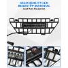 imageSAUTVS Front Mesh Grill with LED Spotlight for CFMOTO UFORCE 1000 20192025  UFORCE 1000 XL 20222025 Waterproof Black Mesh Grille with LED Accent Light Bar Accessories