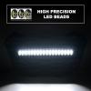 imageSAUTVS Front Mesh Grille with LED Light for Honda Talon 1000 Front Bumper Mesh Grill with Adjustable LED Light Bar for Honda Talon 1000R 1000X 1000X4 2022 2023 2024 Accessories 1PCS