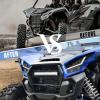 imageSAUTVS Front Mesh Grille with LED Light for Kawasaki Teryx KRX 1000 2025 Front Bumper Mesh Grill with Adjustable LED Light Bar for Kawasaki Teryx KRX KRX4 1000 20202025 Accessories 1PC