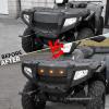 imageSAUTVS Front Panel Bumper with Light Front Bumper Cover Plate with Light for Polaris Sportsman 400 450 500 600 700 800 X2 20052010 Accessories Replace OEM 5435357070