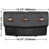 imageSAUTVS Front Panel Bumper with Light Front Bumper Cover Plate with Light for Polaris Sportsman 400 450 500 600 700 800 X2 20052010 Accessories Replace OEM 5435357070