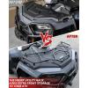 imageSAUTVS Front Rack Extender for Polaris Sportsman 570 450 HO 2125 Heavy Duty Steel Front Utility Rack Extender for Polaris Sportsman 570 450 HO 20212025 Accessories Replace 2884842