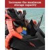 imageSAUTVS Front Storage Cargo Bin for Spark Front Upper Storage Cargo Bin with Cover Lid Deflector Kit for SeaDoo Spark 20142023 SeaDoo Spark TRIXX 20172023 Replace 295100864 295100504
