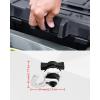 imageSAUTVS Front Storage Rack Latch for Polaris Sportsman 300 400 450 500 700 800 20052011 Flexible Detent Lock Latch Kit Accessories 2pcs Replace 70812417081242