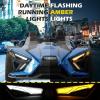 imageSAUTVS Front Upper Accent Panel Light Kit for Slingshot Daytime Running Lights ampamp Trim Panel DRL ampamp Driving Lights Decorative Plate for 20142023 Polaris Slingshot S SL SLR R LE Modified Accessories