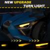 imageSAUTVS Front Upper Accent Panel Light Kit for Slingshot Daytime Running Lights ampamp Trim Panel DRL ampamp Driving Lights Decorative Plate for 20142023 Polaris Slingshot S SL SLR R LE Modified Accessories