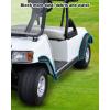 imageSAUTVS Front and Rear Fender Flares Compatible with Club Car DS 1993 Golf Cart Accessories Combined Mud Flaps Mud Guards for Club Car DS 1993 Standard and Unmodified Golf Carts Body Only