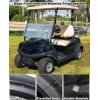 imageSAUTVS Front and Rear Fender Flares Compatible with Club Car Tempo 20172025 Golf Cart Accessories Combined Mud Flaps Mud Guards for Club Car Tempo Standard and Unmodified Golf Carts Body Only