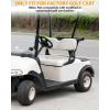 imageSAUTVS Front and Rear Fender Flares Compatible with EZGO RXV 20082015 Golf Cart Accessories Combined Mud Flaps Mud Guards for EZGO RXV 20082015 Standard and Unmodified Golf Carts Body Only