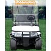 imageSAUTVS Front and Rear Fender Flares Compatible with EZGO RXV 20082015 Golf Cart Accessories Combined Mud Flaps Mud Guards for EZGO RXV 20082015 Standard and Unmodified Golf Carts Body Only