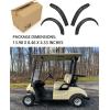 imageSAUTVS Front and Rear Fender Flares Compatible with Yamaha Drive2 G29 20172025 Golf Cart Accessories Combined Mud Flaps Mud Guards for Yamaha Drive2 G29 Standard and Unmodified Golf Carts Body Only