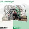 imageSAUTVS Full Windshield for Honda Pioneer 520 500 20152025 Clear Hard Coated Poly Vented Front Full Windscreen for Honda Pioneer 520 20212023 2025 Pioneer 500 20152023 Accessories