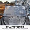imageSAUTVS Full Windshield for Honda Talon 1000 Clear Dustproof Durable Hard Coat Poly Vented Front Full Windshield for Honda Talon 1000R 1000X 1000X4 20192024 Accessories